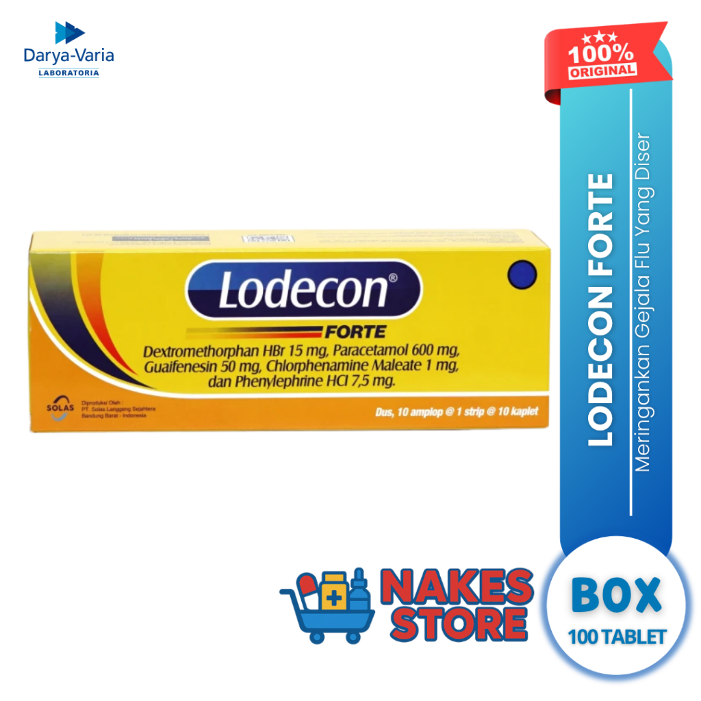 Lodecon Forte Box 100 Tablet