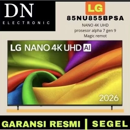 LG 85NU855BPSA SMART TV NANO UHD 4K 85inch smart tv 855bpsa