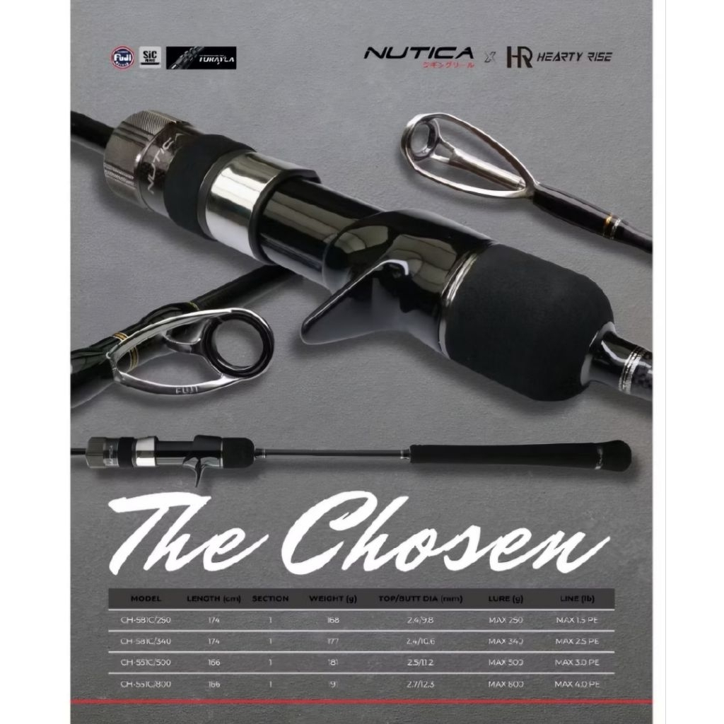Rod The Chosen / Rod Nutica Hearty Rise Slow Jigging