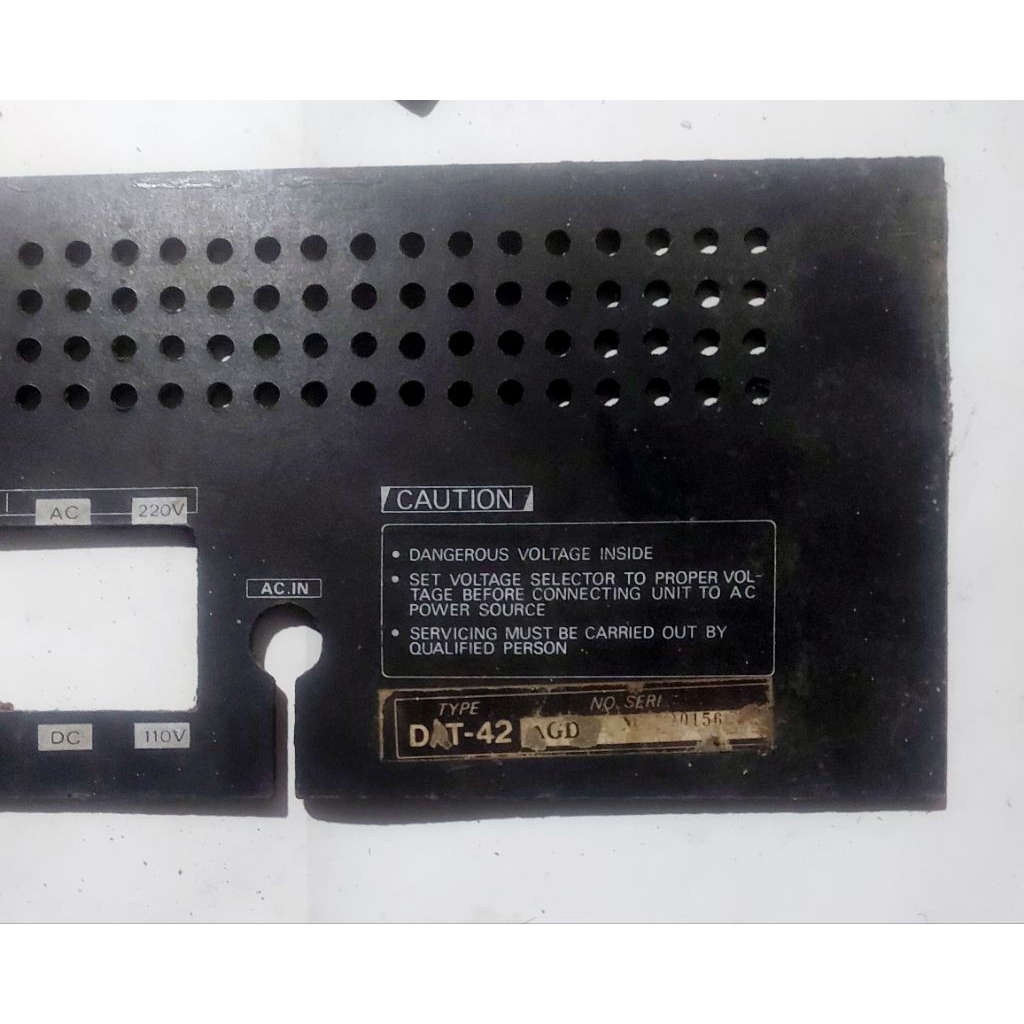 preamp/tone control polytron dat 42