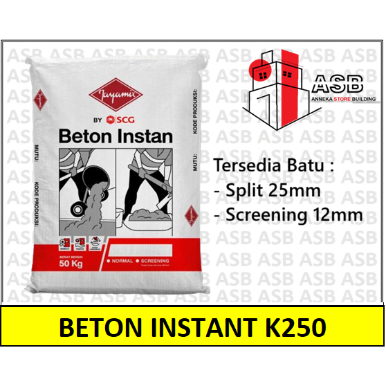 Beton Instant SCG K250 / Beton Instant SCG / Semen Jayamix