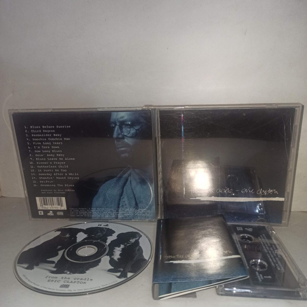 CD&kaset Eric Clapton- From The Cradle Import