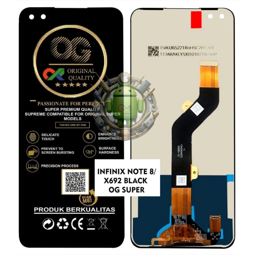 LCD INFINIX NOTE 8/LCD TOUCHSCREEN INFINIX NOTE 8 FULLSET ORIGINAL