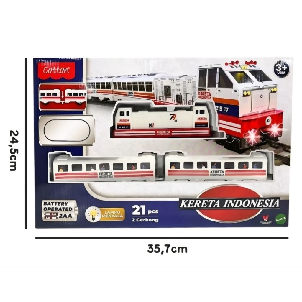 Mainan anak kereta api indonesia KAI