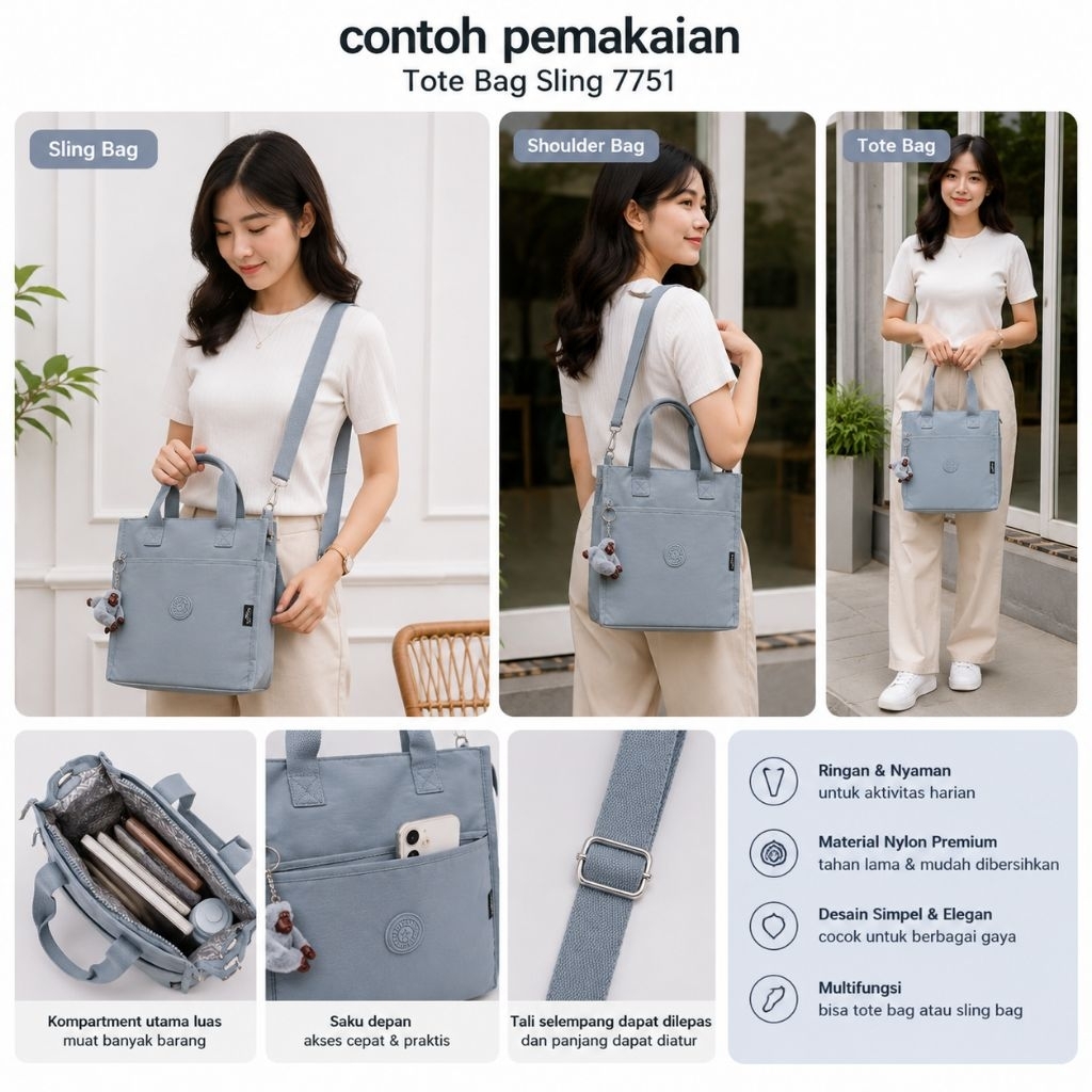kay  NEW ARRIVAL Kp tas selempang slingbag wanita 9641 - Tote bag kp 7038 import best seller PROMO G