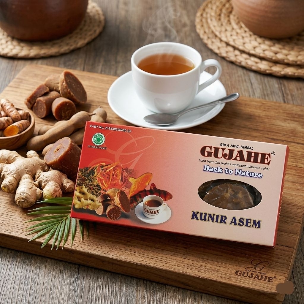 GUJAHE Kunir Asem - Minuman Tradisional Herbal Khas Jogja
