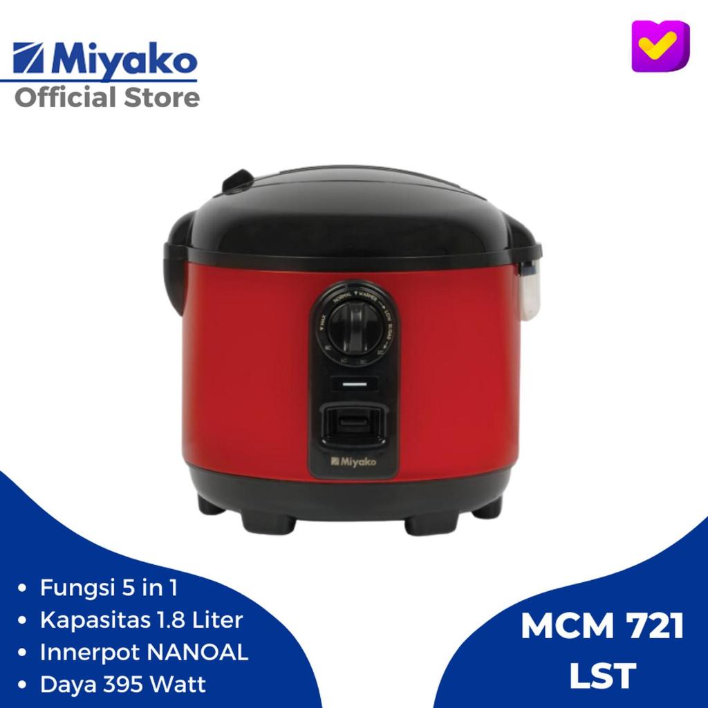 MIYAKO Rice Cooker Rendah Gula | Low Sugar 5 In 1 MCM 721 LST / MCM721 LST / MCM721LST BATAM