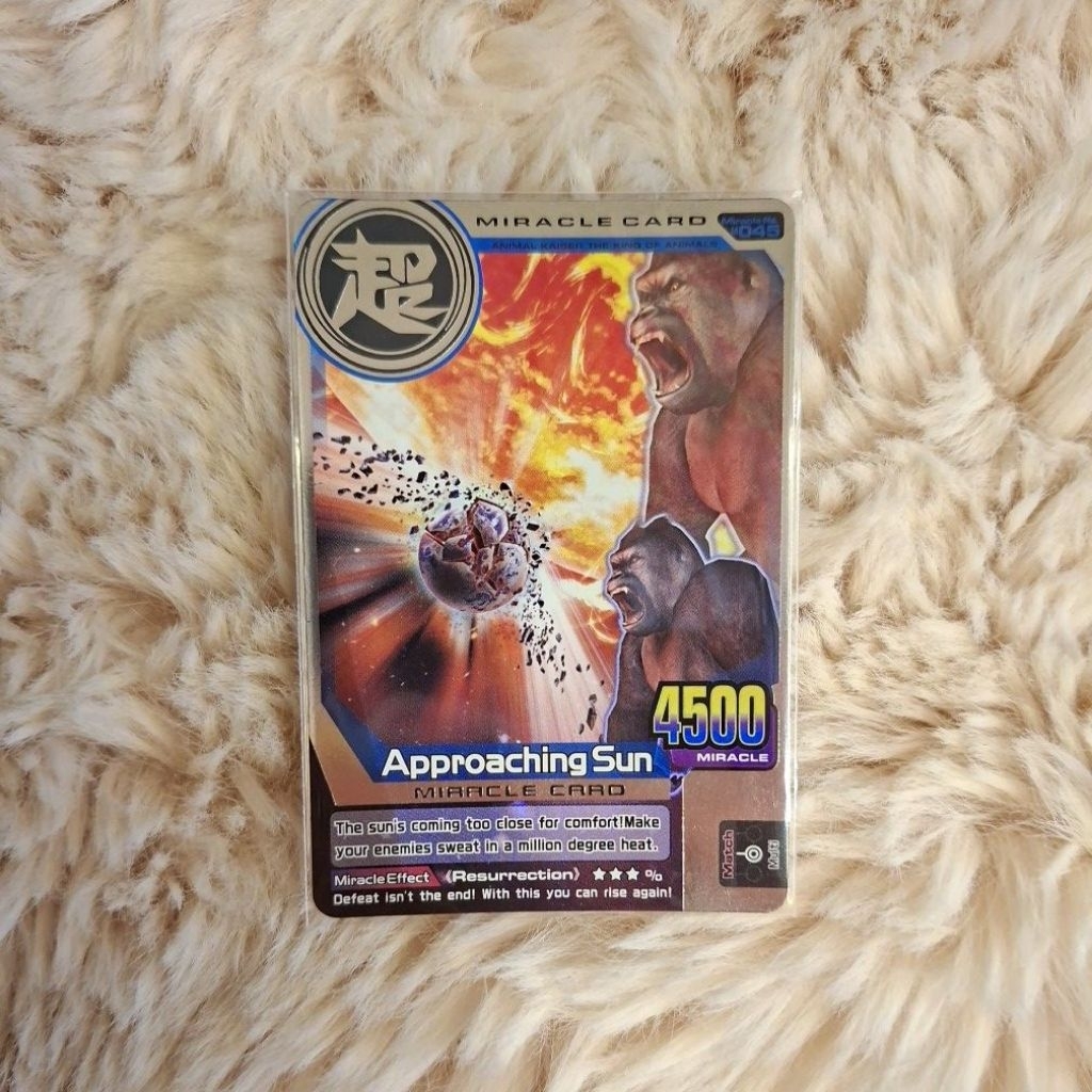 animal kaiser plus ver 3 approaching sun silver rare