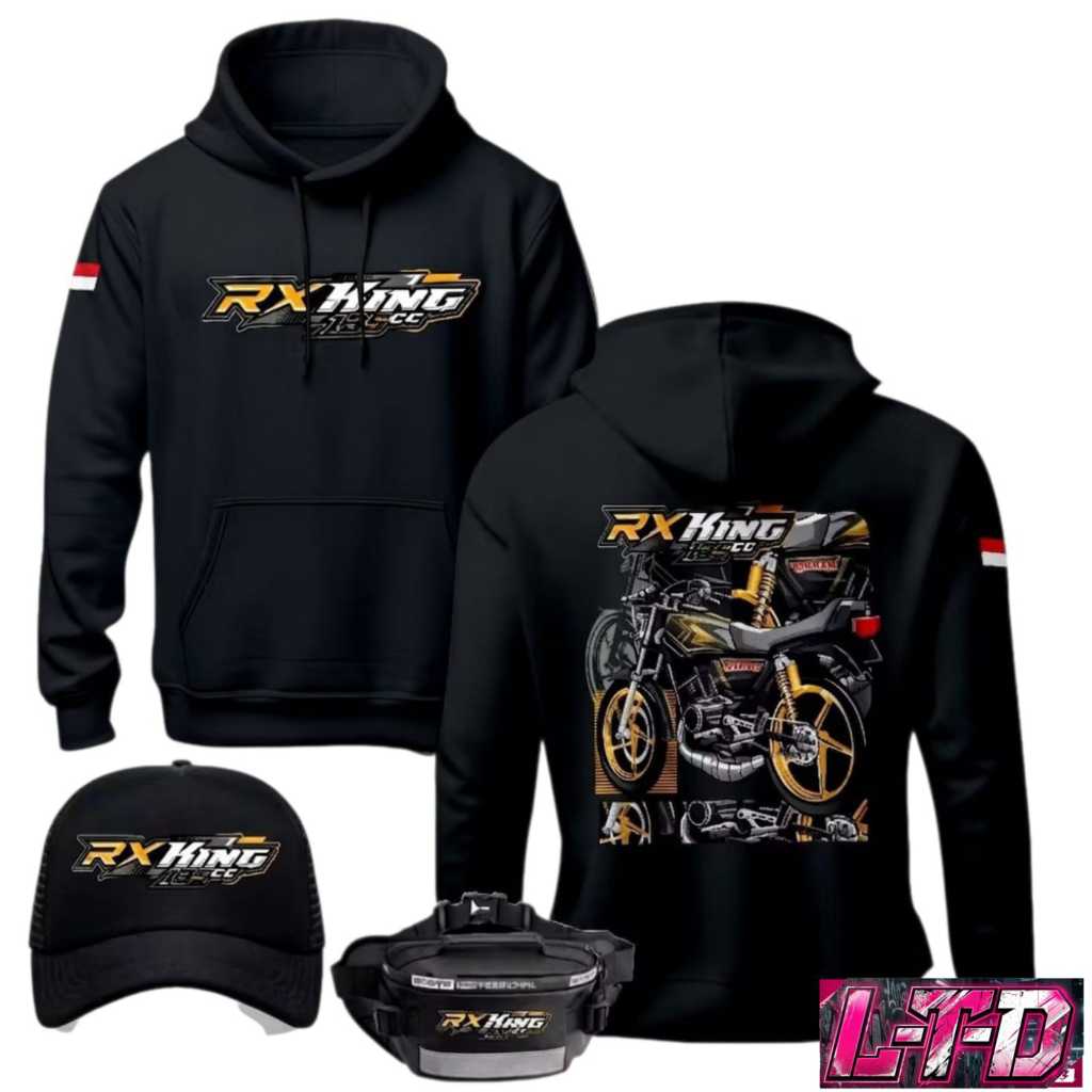 HOODIE YAMAHA RX KING GRATIS TOPI TAS SWEATER MOTOR RACING YAMAHA RX KING 135CC JAKET 2 STROKE RX KI