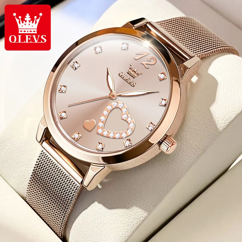 OLEVS Jam Tangan Wanita Anti Air Original Elegan Women Watch
