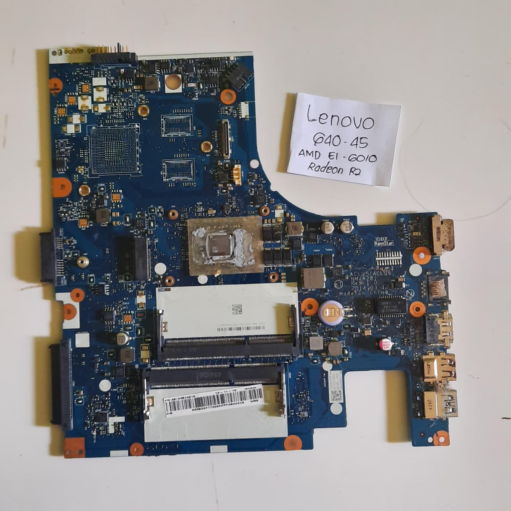 mainboard motherboard laptop lenovo G40 45 AMD E1-6010 mobo mati G40-45