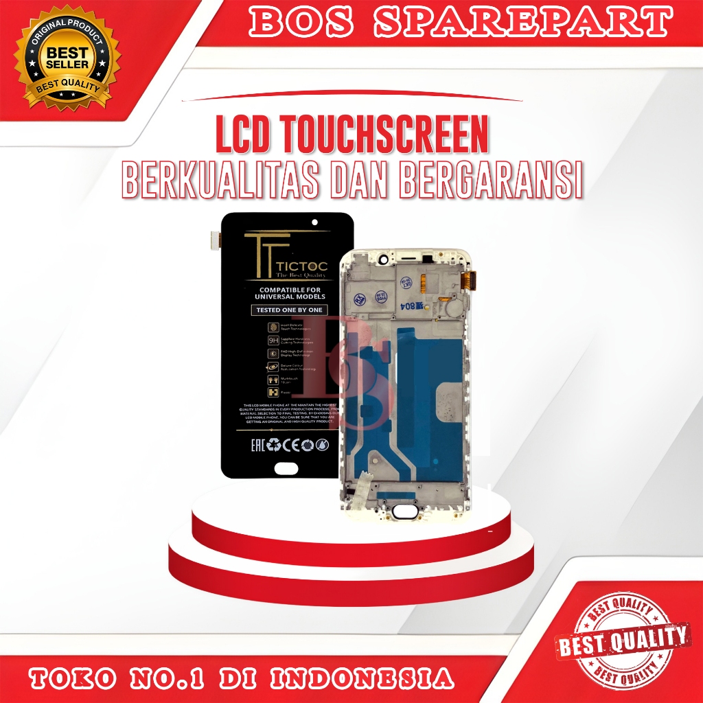 LCD TOUCHSCREEN OPPO R9 PLUS WHITE