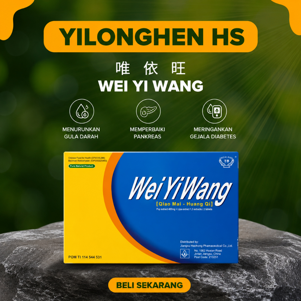 Wei Yi Wang Isi 1 Dus Kecil - Obat diabetes