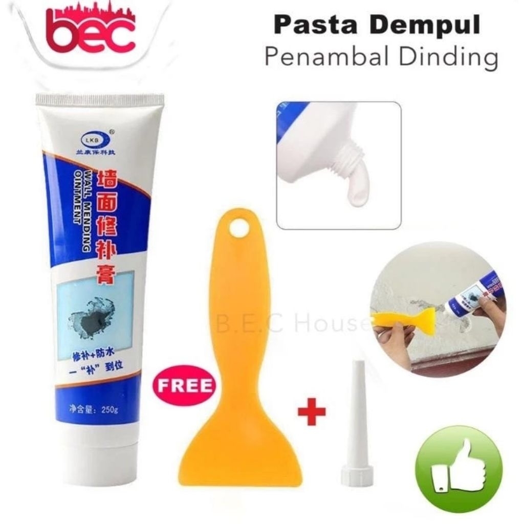 Dempul dinding dempul tembok penambal dinding instant waterproof
