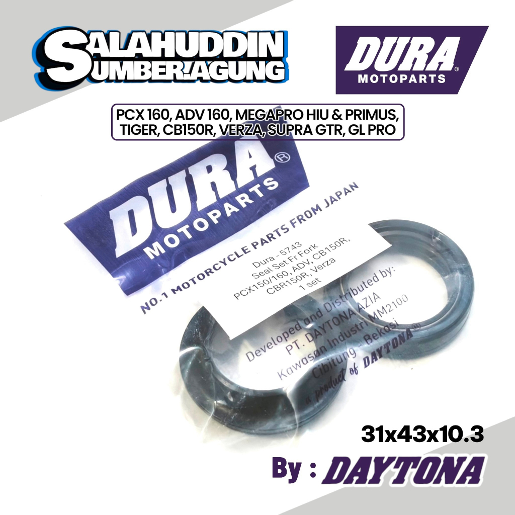 Seal Shock Set Seal Debu PCX 160 ADV 160 Megapro Hiu Primus Tiger Verza Supra GTR GL Pro Max Origina