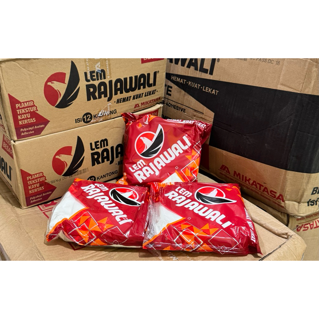LEM RAJAWALI PUTIH kemasan 1Kg /lem serbaguna kertas/ triplek/ kayu/ plamir/ daya rekat kuat