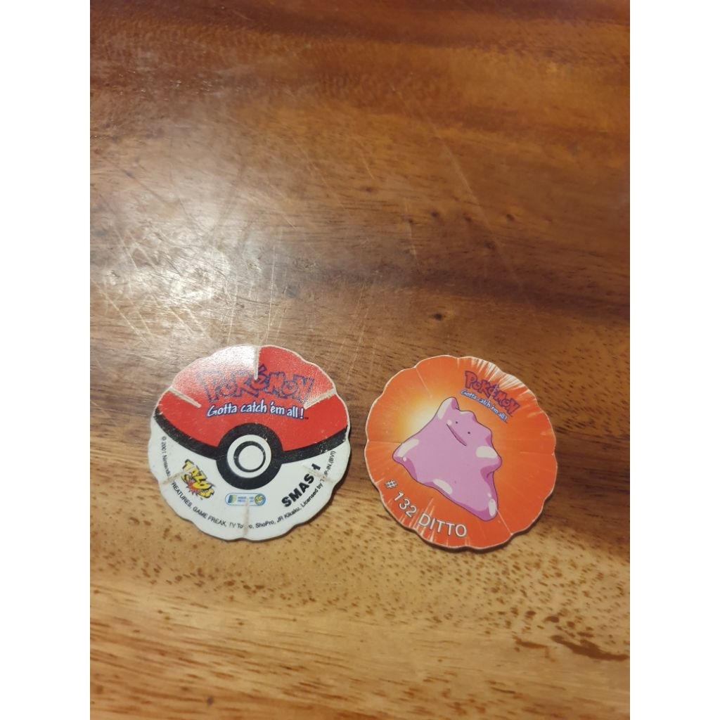 Tazos Smash Pokemon Ditto