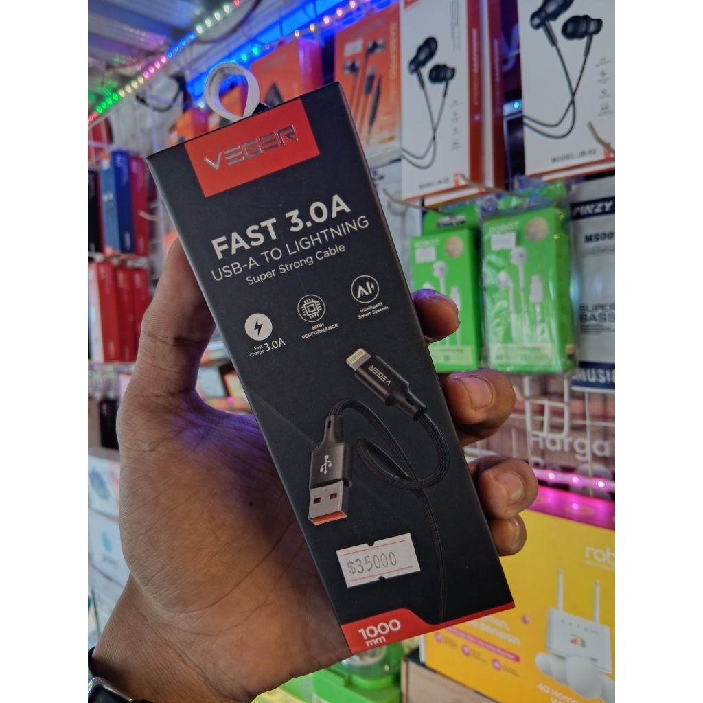 KABEL VEGER USB TO LIGHTNING
