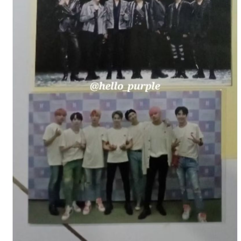 (Rare) Ready BTS Official Postcard DVD Love Yourself