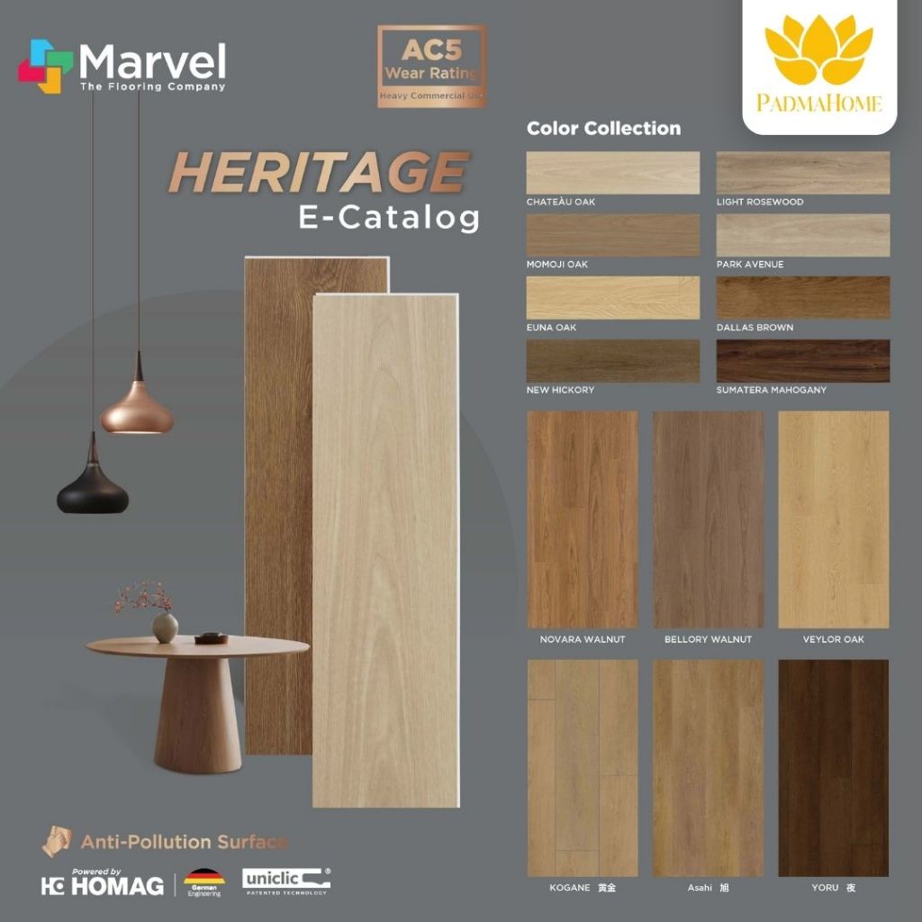 MARVEL Heritage Series SPC Flooring 6.5mm
