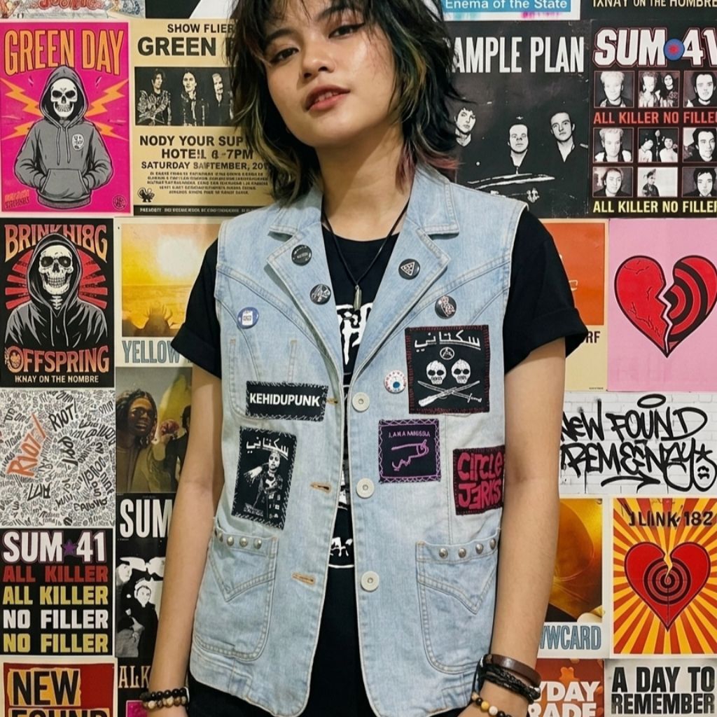 Rompi punk custom