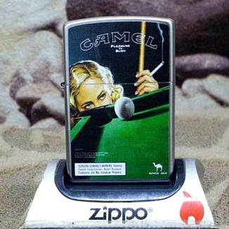 Zippo Camel Billiard Lady Costumize