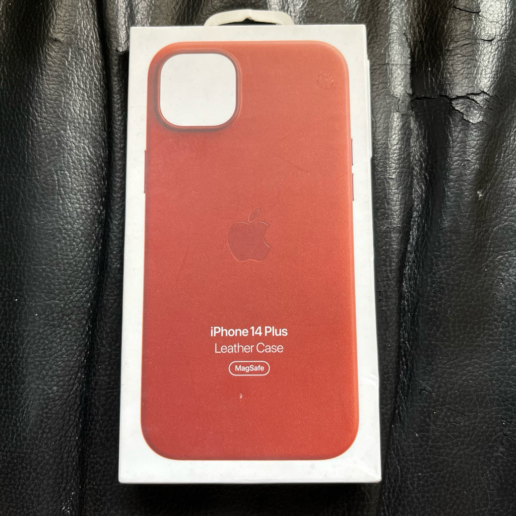 Apple iPhone 14 Plus Leather Case Umber Original Erajaya Erafone iBox