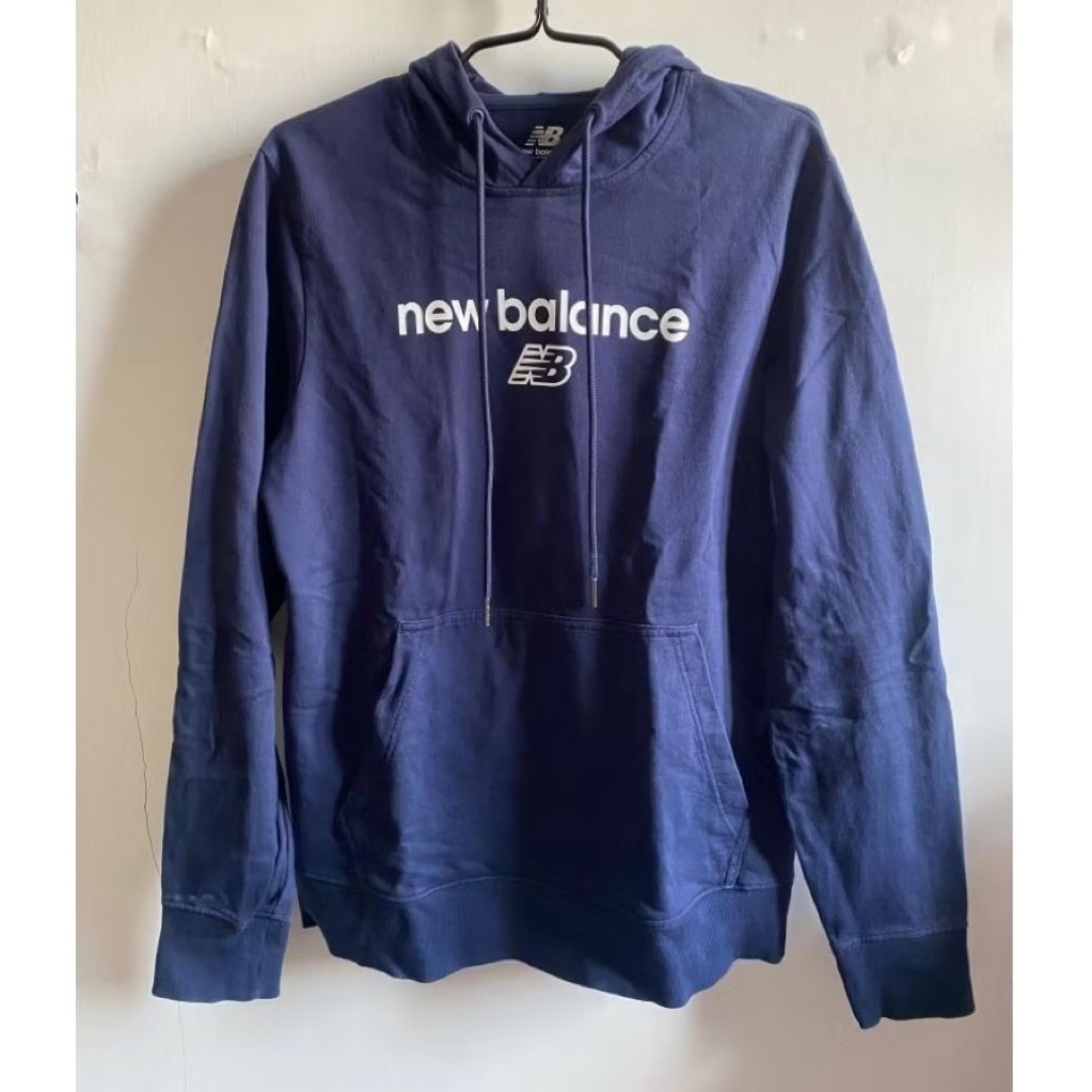 PRELOVED NB NEW BALANCE Hoodie Pria Essentials Sport Seasonal NAVY Original