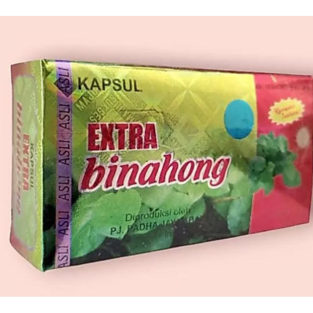 extra binahong kapsul 12 saset 4 kapsul ori