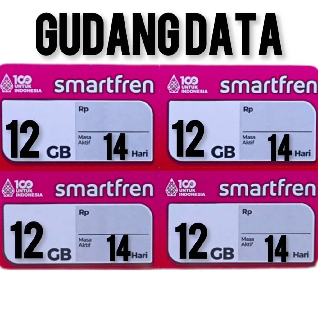 Voucher Smartfren 12GB 14Hari