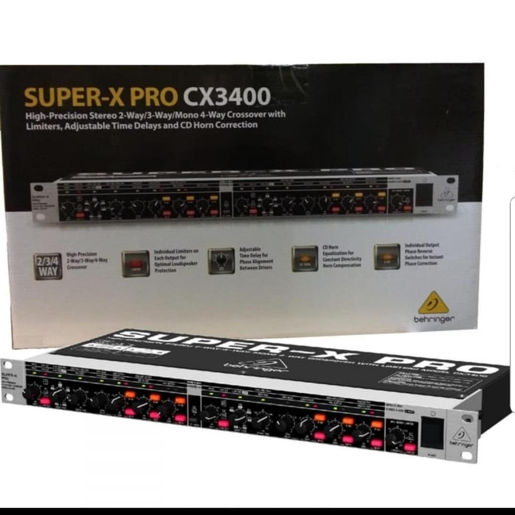Crossover BEHRINGER Super X Pro CX3400 2/3/4 Way CX 3400 ( BISA COD )