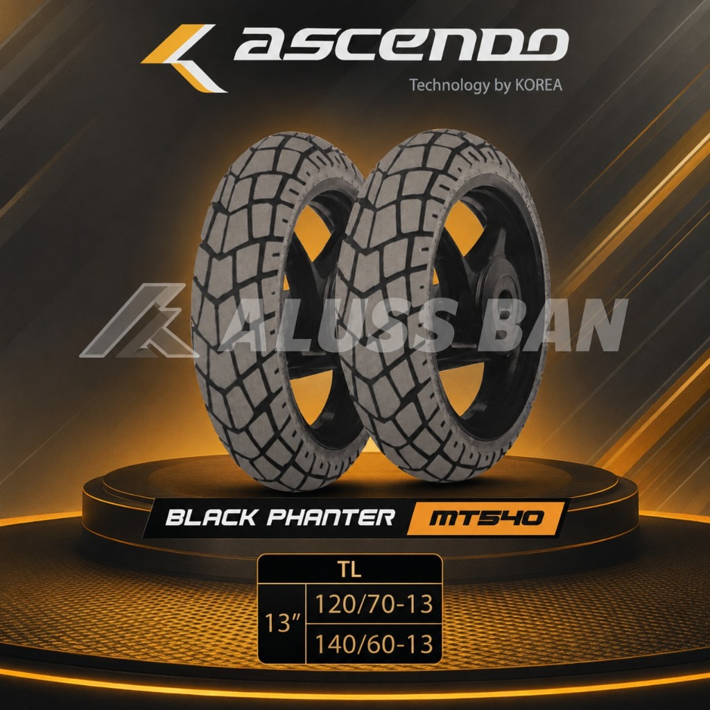 BAN ASCENDO ORIGINAL BLACK PANTHER MT540 | BAN MOTOR ASCENDO