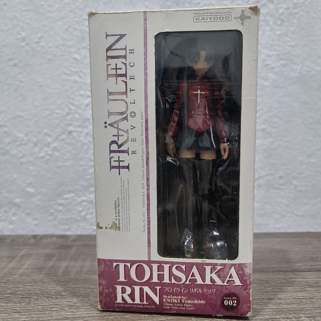 Revoltech Fraulein Rin Tohsaka Fate Stay Night Kaiyodo Original Rare