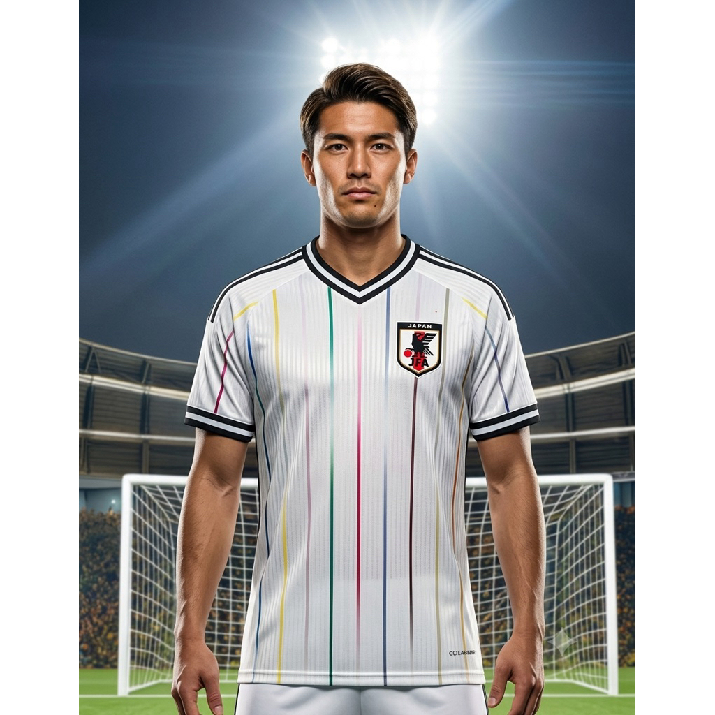 Jersey Timnas Jepang away Home Putih Premium