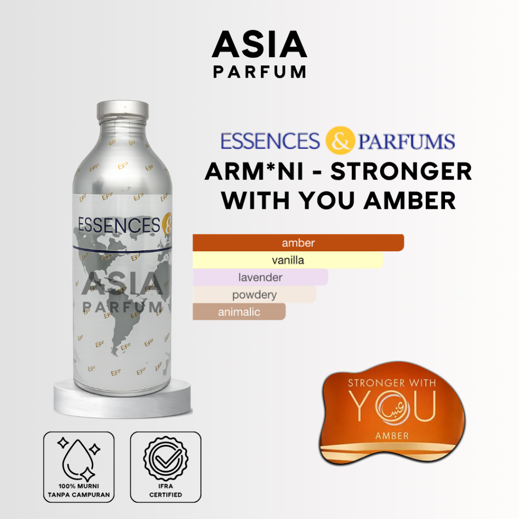 ESSENCES & PARFUMS SIMEO A 91241 - BIBIT PARFUM STRONGER WITH YOU AMBER - SEGEL & REPACK 100G
