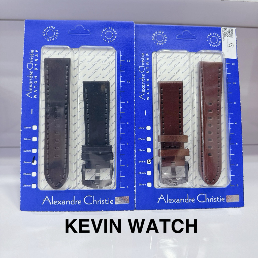 Tali Kulit Original Jam Tangan Alexandre Christie AC9205 AC6410 AC6281 AC6280 AC6270 DLL