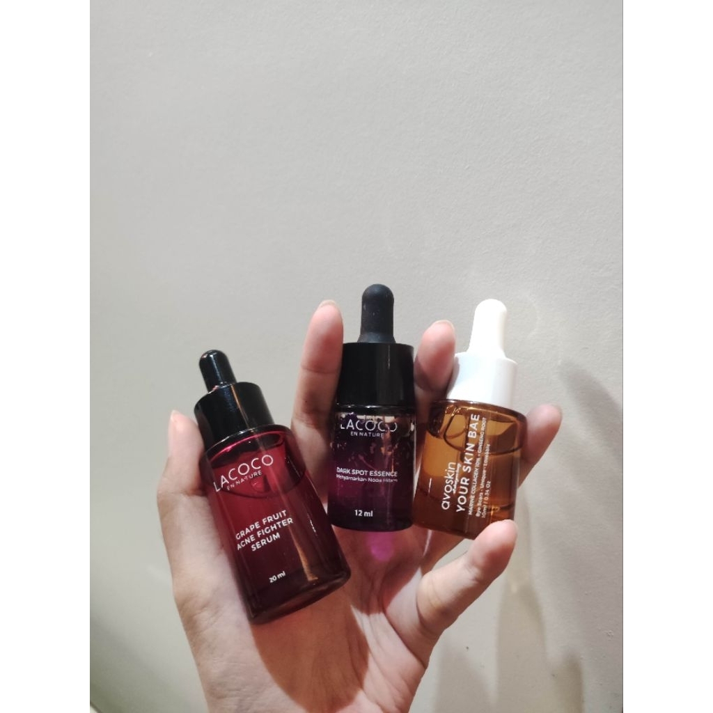 serum mini acne fighter, dark spot, marine