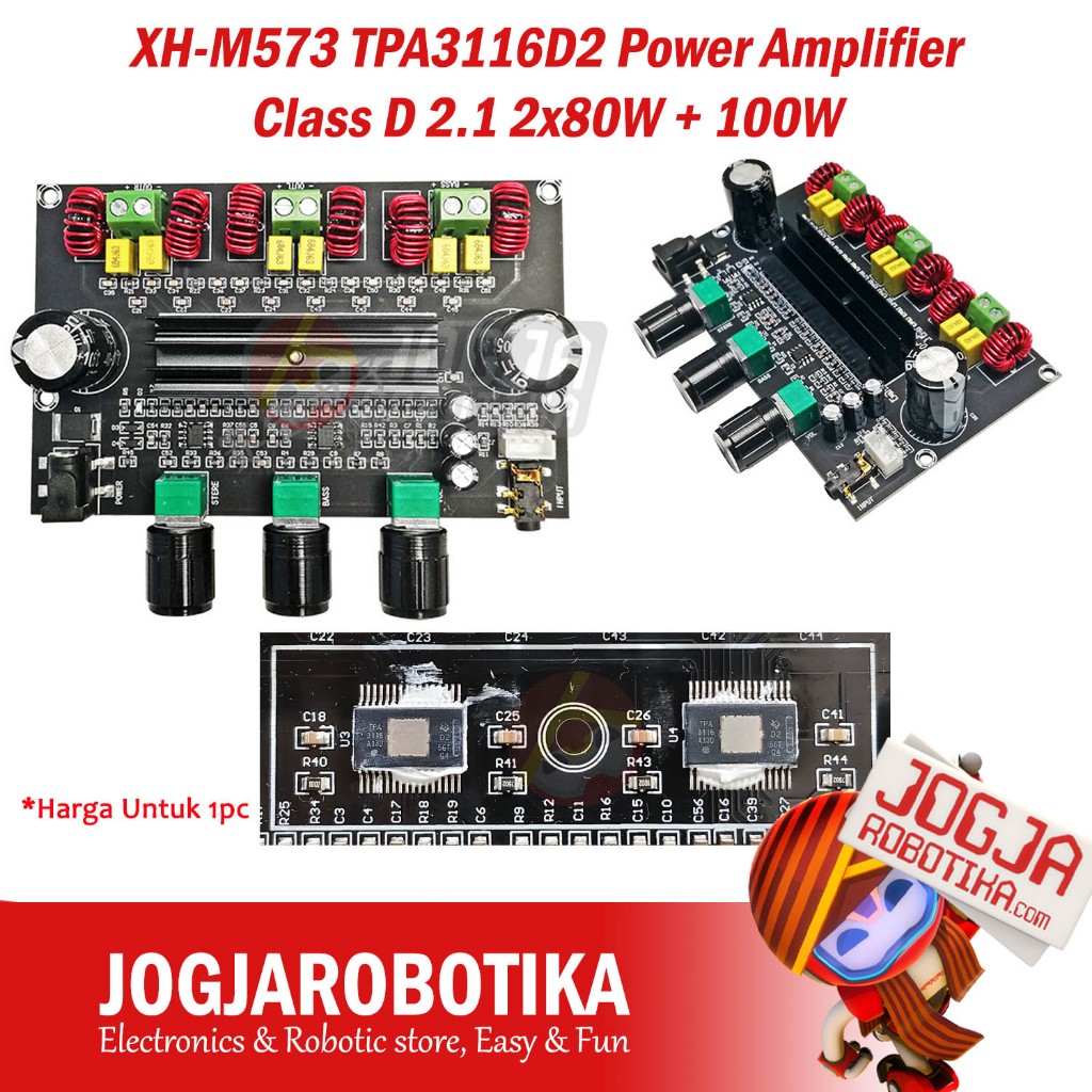 XH-M573 TPA3116 TPA3116D TPA3116D2 Power Amplifier Class D 2.1 2x80W + 100W