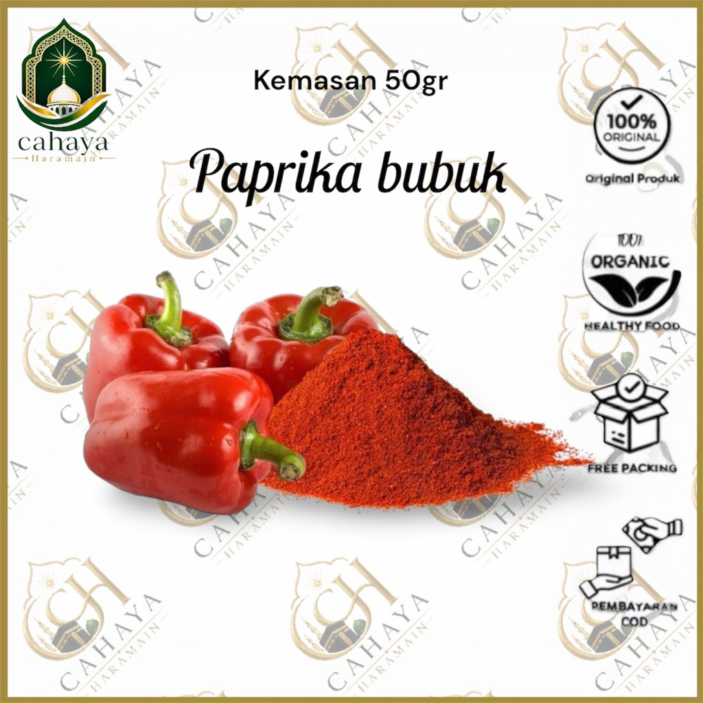 Paprika Bubuk premium 50gr | paprika Powder Original