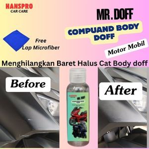 Compuand Penghilang Baret Cat Body Doff Matte Hanspro Motor Mobil