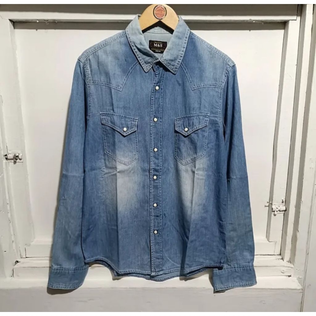 M&S Western Men's Denim Shirt