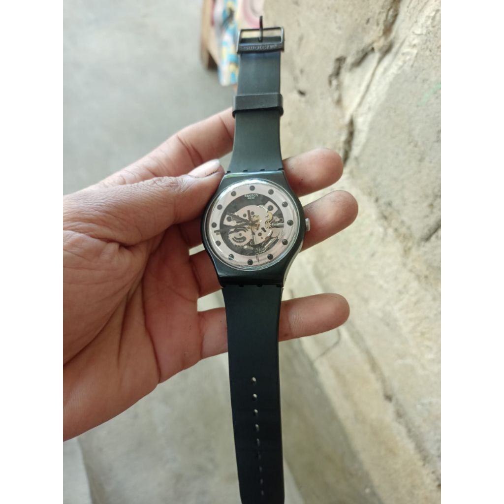 swatch silver glam original second