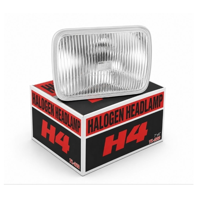 Reflektor Lampu Depan H4 Kotak L300,Colt  Lampu Besar Kotak
