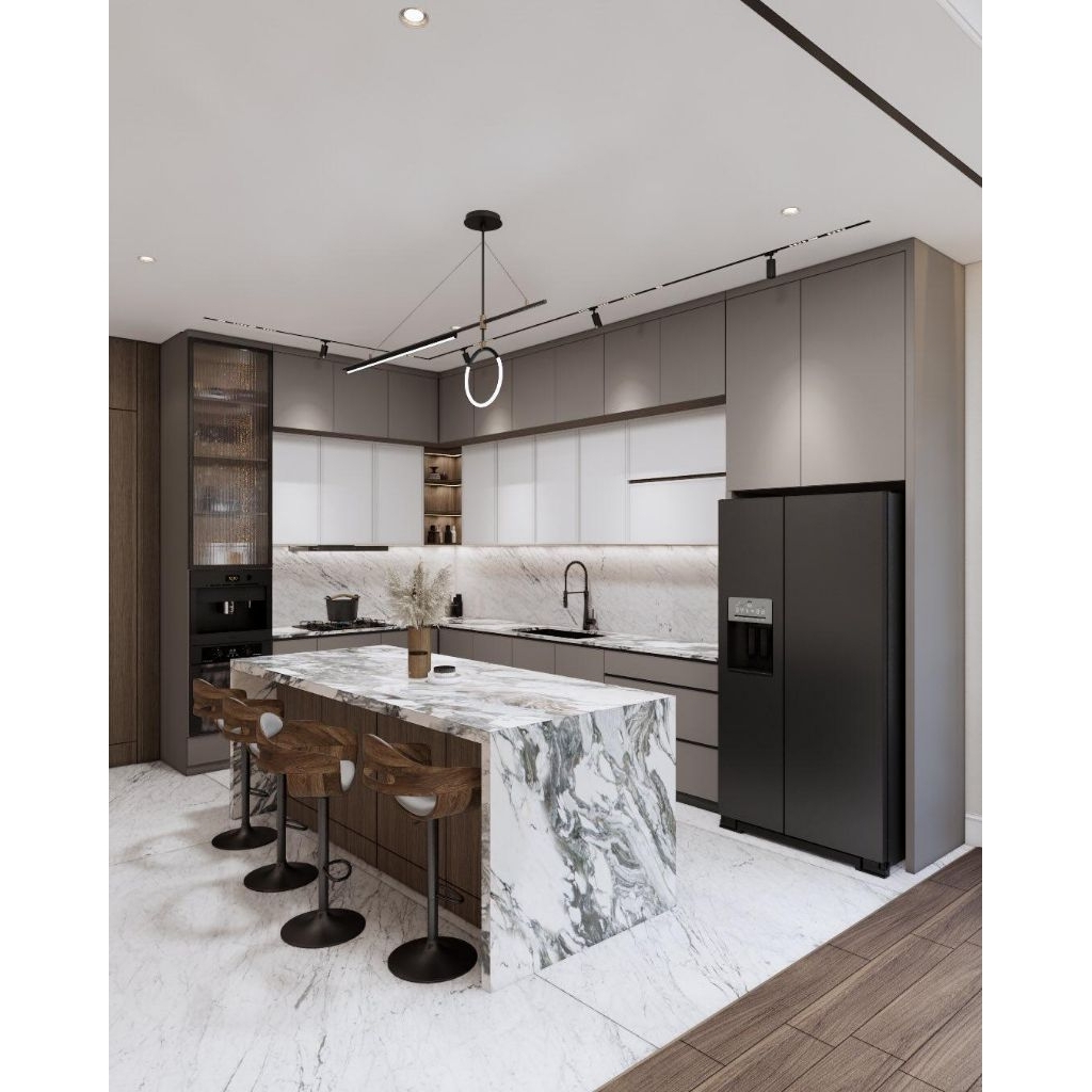 meja dapur island table minimalis elegan