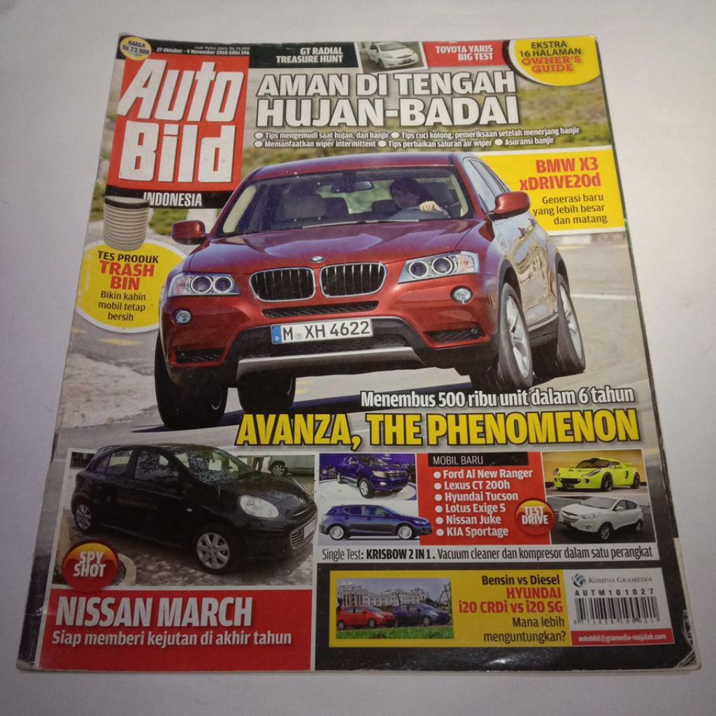 Majalah AUTO BILD Edisi 196 Nopember 2010