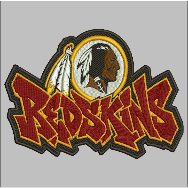 PATCH BORDIR-WASHINGTON REDSKINS VINTAGE HIGH QUALITY PATCH EMBROIDERY