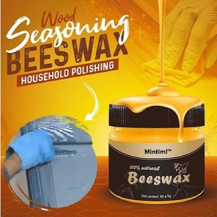 Beewax Pengkilap Kayu asli psm Beewax Wood Seasoning Polish Pengkilap Kayu