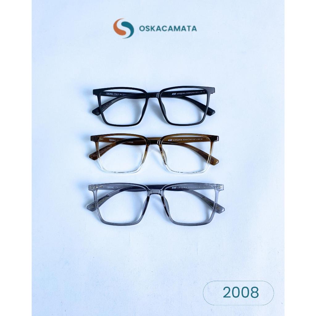 OSKACAMATA — FRAME KACAMATA UNISEX KOTAK KODE 2008