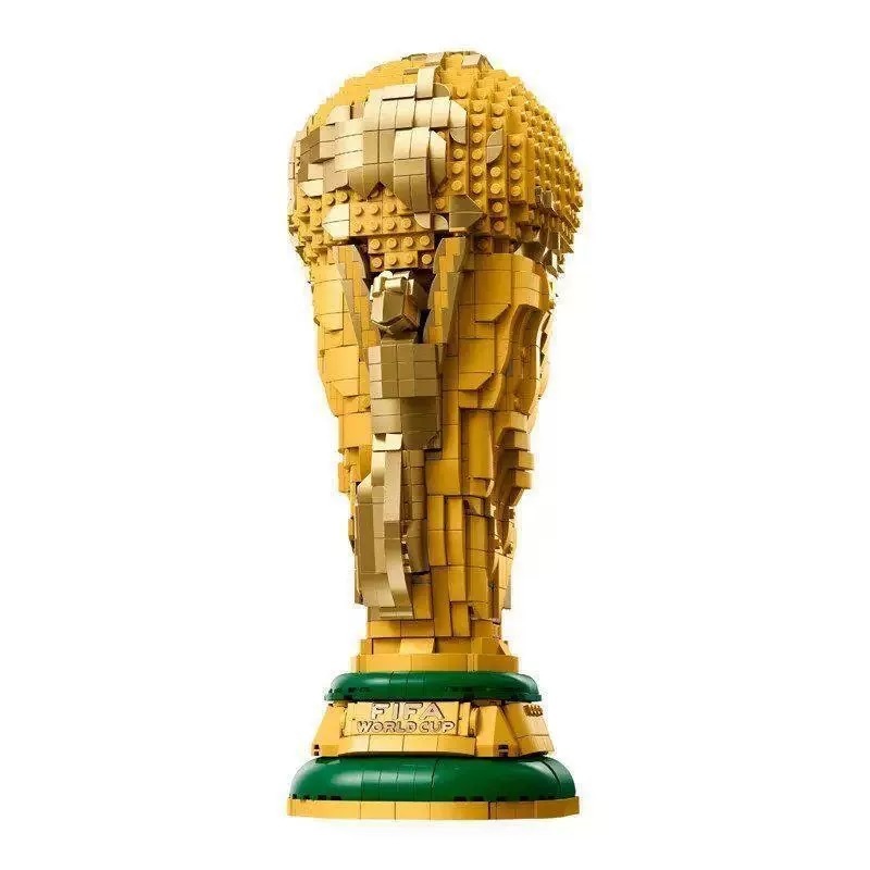 Piala Dunia 2026 trofi Sepak Bola trophy Mainan Piala Dunia Cup Compatible Toys Model Micro Bricks B
