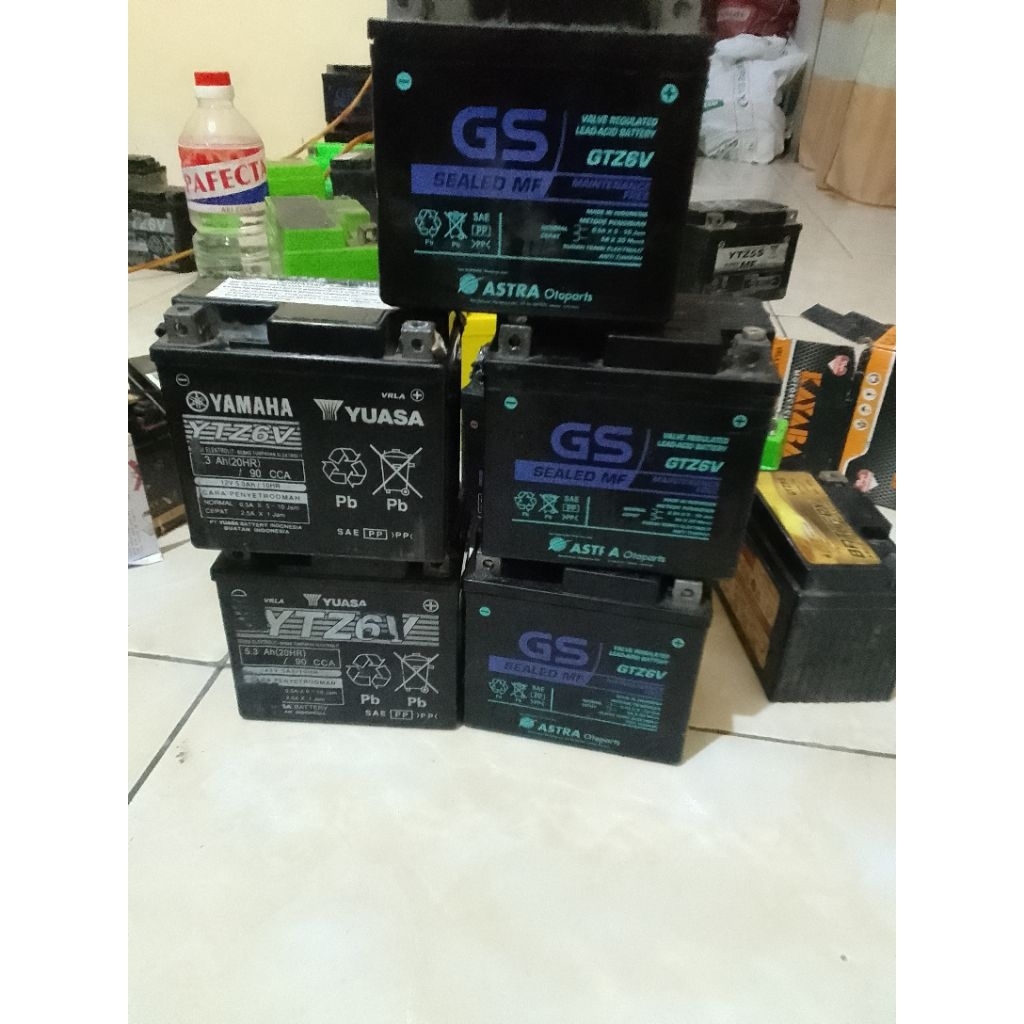 aki bekas buat lampu emergency